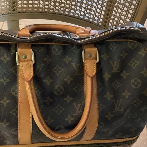 Louis Vuitton Monogram Duffel Bag in Brown and Tan - Picture 4 of 6